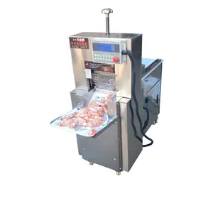 automatic frozen meat slice slicer Lamb Roll Bacon Slicer Cutting Frozen Meat Slicing Machine