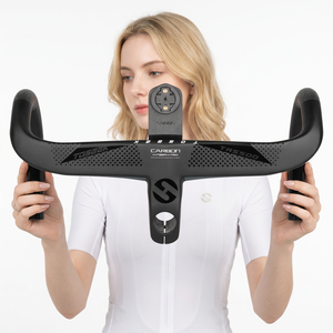 Guidon Intégré TOSEEK T800 en Fibre de Carbone Intégrale pour Vélo de Route, Longueur de la Tige 70/120mm, Largeur du Guidon 360/440mm, OEM - Product Image 1