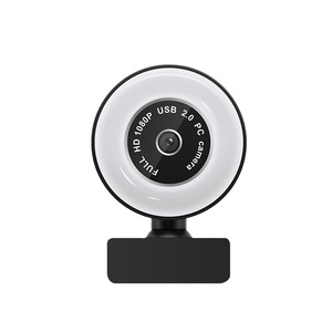 <span class=keywords><strong>2020</strong></span> nueva 1080p Webcam con anillo de luz micrófono brillo ajustable de la PC de la cámara para Skype - Product Image 2