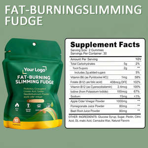 Gomas termogénicas ACV para energía Precio a granel Etiqueta privada con vitamina B6 para metabolismo - Product Image 5