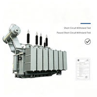 Transformateur de puissance SSZ11-40000/110 110kV/10kV 40MVA certifié CE ANSI IEEE pour réseau annulaire et terminal