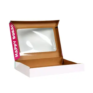 Boîte de papier en carton personnalisée pour gâteau, boulangerie, pâtisserie