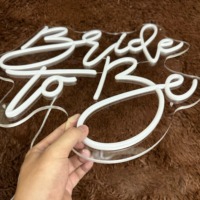 Prêt à expédier, sans MOQ, personnalisable, étanche, enseigne néon romantique pour mariage, pour future mariée, entreprises et utilisation automobile
