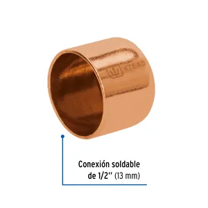Master con 2500 unidades Tapa de cobre 1/2 ', FOSET BASIC - Product Image 2