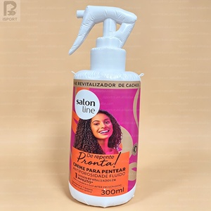 Bouteille gonflable extérieure de 3 m de haut, qualité supérieure, en tissu Oxford, avec logo personnalisé, sculpture en forme de bouteille de soin pour la promotion des salons de beauté/vente en magasin - Product Image 4