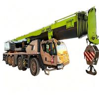 Grue sur camion XCT80 de 80 tonnes d'occasion, hauteur de levage de 5000 m, moteur Scania, pompe à vérin hydraulique, max. Capacité de levage 85 tonnes Exportation Chine