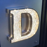Enseigne lumineuse LED personnalisée pour magasin, lettres en relief Starlight, logo d'entreprise