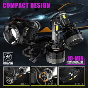 X-7SEVEN nhà sản xuất OEM xbsa công suất cao 3 ống đồng 250W 55000 <span class=keywords><strong>lumens</strong></span> H4 H7 H11 9005 <span class=keywords><strong>9006</strong></span> LED Đèn pha Bóng đèn cho xe - Product Image 3