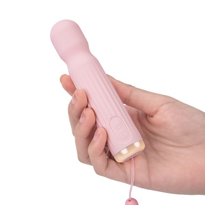 Vibrador Femenino Personalizado, Masturbador Recargable por USB, Resistente al Agua IPX7, 10 Frecuencias, Varita de Masaje Eléctrica con Cuerda - Product Image 3