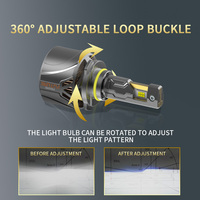Ampoule LED Canbus Yobis Y220 New MAX 6000K 300W 20000LM pour voiture 12V H4 H11 H7 9005 9006 H1 9012, phare avant auto, lampe LED