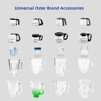 Pièces de rechange pour mixeur Oster : carafe en verre, couvercle de rechange, base, ensemble de lames, résistant à la chaleur, OEM, vente en gros