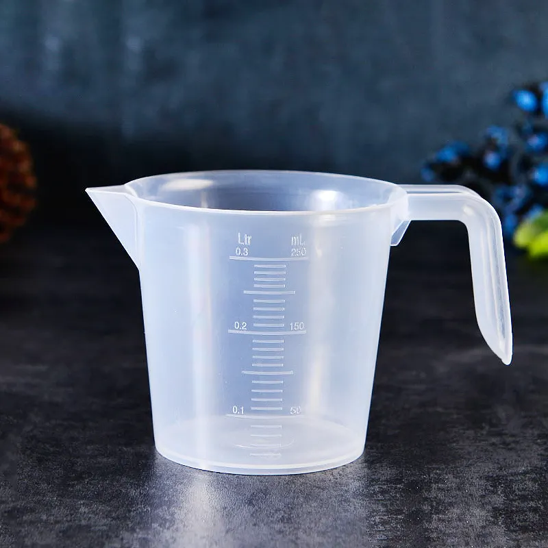 Customized 250ML 500ML 1000ML Kitchen Utensil Plastic Digital Measuring Cups and Spoons Set Measuring Jugs