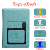 Nouveau carnet de notes en cuir PU personnalisé, format A5/A4/B5, avec poche pour téléphone portable, porte-cartes, boucle pour stylo, impression UV, idéal pour un cadeau