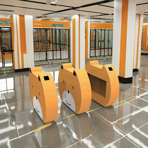 Tourniquet à battant rapide <span class=keywords><strong>avec</strong></span> capteur infrarouge RFID en forme de chat de dessin animé, peinture au four en fer, moteur DC sans balais - Product Image 3