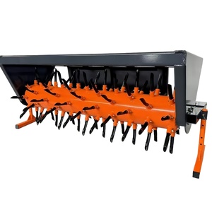 Aérateur à rouleaux pour pelouse, à attacher à un tracteur, avec 88 dents creuses pour le sol et les terrains de golf, en promotion - Product Image 2