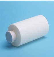 Bouteille d'emballage cosmétique en HDPE personnalisée de 750 ml avec bouchon à clapet et impression sérigraphique pour shampoing et après-shampoing
