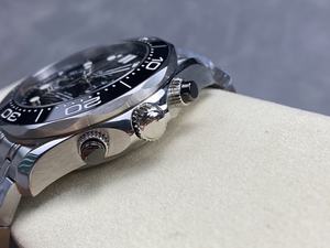 Reloj Mecánico de Lujo, Super Calidad, Resistente al Agua, 44mm, Fábrica N1, Movimiento 9900, Bisel de Cerámica Negro, Cronógrafo, 300m - Product Image 4