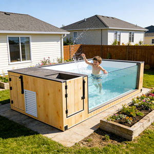 Piscine hors sol en fibre de verre écologique sur mesure, piscine conteneur, spa extérieur, piscine pour enfants - Product Image 4