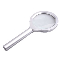 Loupe grossissante 3X avec grande lentille de 73 mm, loupe de lecture portative éclairée par LED pour les personnes âgées, inspection