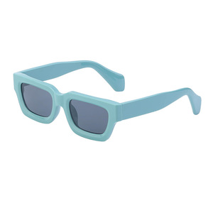 Lunettes de soleil de style steampunk à petite monture, unisexe, protection UV400, en polycarbonate léger, emballage en boîte, C1 Vert Gris, C9 Gris, C5 Blanc Gris - Product Image 5