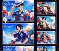 Cartes à collectionner Yingkong She Fiery Youth Journey A6, mettant en scène des personnages d'anime populaires, cartes de jeu de société