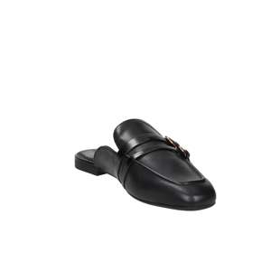 Mules pour femmes Tamaris, noires, taille 38, talon plat, en cuir, à enfiler - Product Image 4