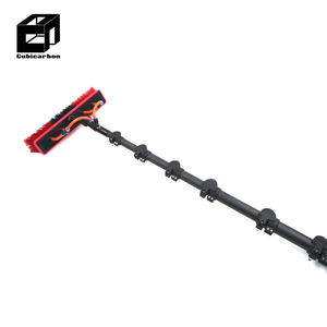Perches télescopiques en fibre de carbone haute résistance de 6m, 10m, 15m, 18m, 20m, alimentées en eau, avec brosse pour le nettoyage des fenêtres - Product Image 5