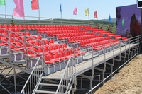 Tribunes extérieures démontables en métal d'échafaudage de grenouille supports temporaires de spectateur pour des événements de sports et de divertissement