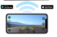 Nouvelle caméra de plaque d'immatriculation à énergie solaire WIFI sans fil dans la voiture APP caméra de recul caméra de voiture