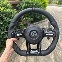 Volant AMG en fibre de carbone en promotion pour Mercedes Benz GLC, GLE, GLS, GLK, Classe W204, C63, W212, W218, W207, W172 – Cuir ajusté parfaitement