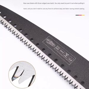 Scie à main pliable de qualité industrielle OEM, scie à métaux portable pour le camping en plein air, coupe d'arbres, durable et robuste pour le plastique - Product Image 1