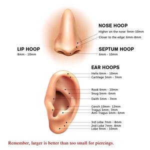 Thép Không Gỉ Cơ Thể <span class=keywords><strong>Piercing</strong></span> Set 14G 16G 20G Vàng Mạ Mũi Nhẫn Lip Staple Lưỡi Vòng Punk Phong Cách Đồ Trang Sức Cho Đám Cưới Đảng - Product Image 2