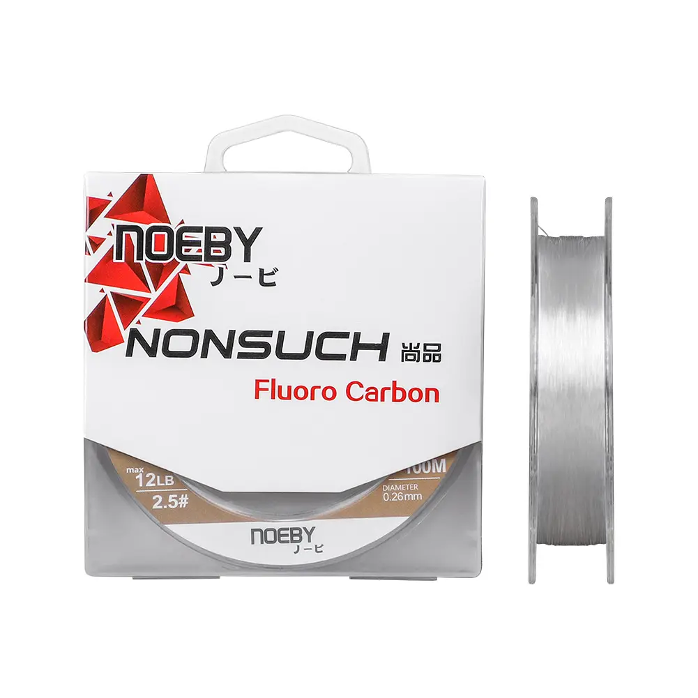 Senar Pancing Noeby NONSUCH Fluorocarbon 100M 4-36lb 2.5 Bebas Kusut