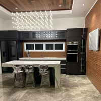 DUOMEIJU Lustre LED en cristal chromé or de luxe moderne sur mesure, CRI 90 élevé, pour la maison, le bureau, le restaurant/villa, intérieur