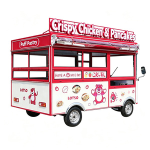 Chariots et remorques alimentaires entièrement équipés avec cuisine complète, camion de restauration rapide pour hot-dogs avec cuisine complète - Product Image 5