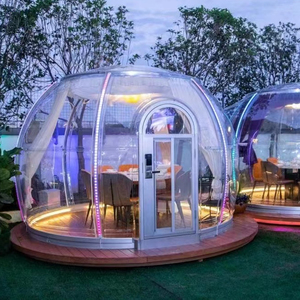 Tente de luxe de Glamping à dôme géométrique pour l'extérieur avec tente gonflable de Lodge à bulles - Product Image 1