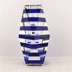 Venta al por mayor de fábrica OEM moda elegante florero <span class=keywords><strong>barato</strong></span> decoración del hogar jarrón de cristal personalizado - Product Image 6