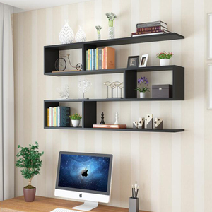<span class=keywords><strong>Estante</strong></span> de pared <span class=keywords><strong>flotante</strong></span> de madera moderno, 3 tamaños para sala de estar, cocina, baño, comedor, entrada de pasillo de Hotel, almacén, apartamento escolar - Product Image 3