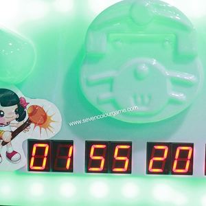 Máquina de Juego Arcade con Monedas, Temática de Parque de Diversiones, Máquina de Juego Interactiva Whack-a-Mole para Niños - Product Image 6