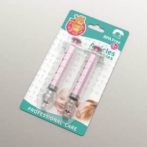 Kit de seringue à ampoule à pointe souple avec rinçage nasal salin pour bébés en matériau PP - Product Image 4