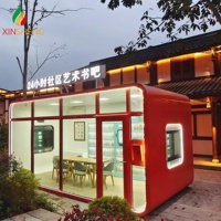 Maison Modulaire Préfabriquée de Luxe en Conteneur, Cabine Apple, Maisons Modernes Préfabriquées, Tiny House en Conteneur, Logements Mobiles