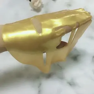 Fabrik preis Gold Kollagen Schwarz Maske Gold Kristall Kollagen Pulver Feuchtigkeit spendende straffende Öl kontrolle Gesichts maske f