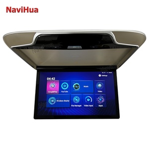 NaviHua 21.5 Inch LCD IPS Monitor Android Car <b>TV</b> Overhead Car Ceiling Mount Multimedia Video <b>Remote</b> <b>Control</b> Roof Monitor for Car - Product Image 1
