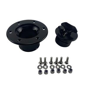 Tappo Serbatoio Carburante 80MM in Acciaio Inox/Alluminio Lavorato CNC, Nero/Argento, Servizi di Lavorazione Personalizzata - Product Image 4