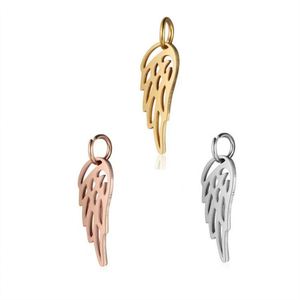 Joyería de Moda, Colgante de Ala de Ángel de Acero Inoxidable Chapado en Oro/Oro Rosa/Plata de 0.8*5mm - Product Image 1