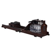 Máquina de Remo Plegable sin Motor con Tanque de Agua de Madera, Resistencia Ajustable, Monitor Digital LED, Venta al por Mayor para Gimnasios y Uso Doméstico
