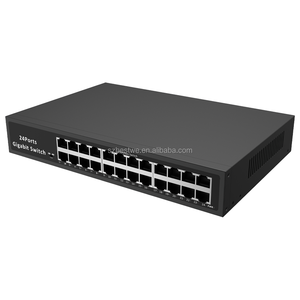 Rackmount 1U 19'' Gigabit Network Hub 24*10/100/1000Mbps <b>Ethernet</b> Port + 2GE SFP <b>Ethernet</b> Network <b>Switch</b> - Product Image 1