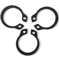 Haosheng-YFN DIN471 65Mn GB894 Steel Shaft Retaining Rings (Type C) Black Oxide Finish M3-M300 46-54Hrc 4.8 Grade
