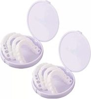 Dents Smart Dentiers Imitation Bretelles Temporaire Faux Dents Couverture Sourire Parfait Confortable Fit Dentier Facettes Kit