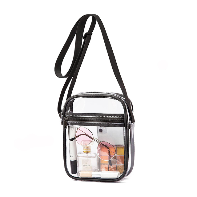 Clear Eco-Friendly TPU Travel for Toiletry Organizer Yellow Transparent Makeup Cosmetic Bag with Plastic Zipper PVC Fashion Styl